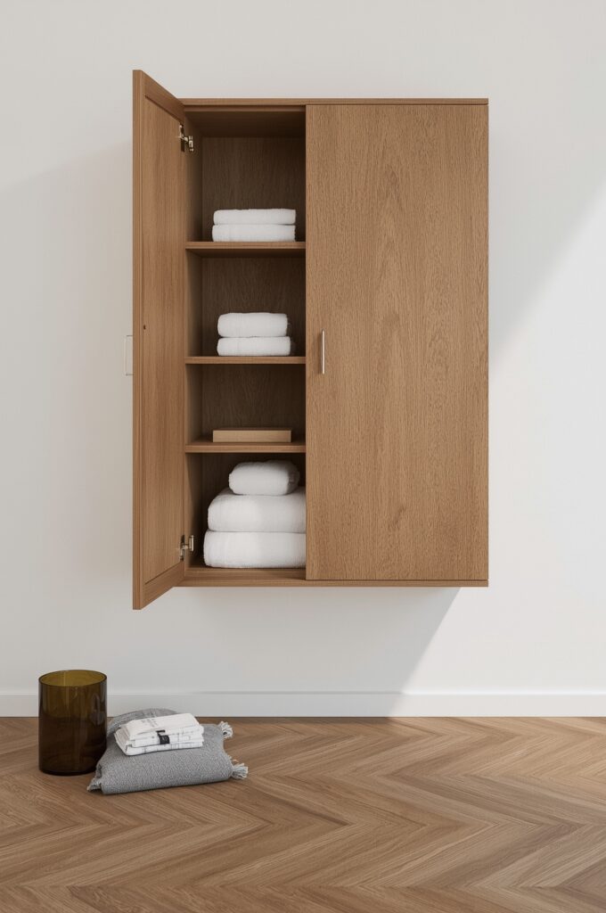 Floating Linen Cabinet
