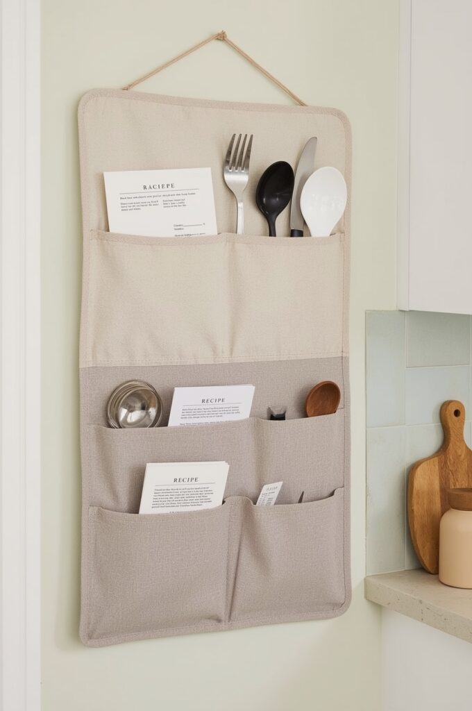 Wall-Mounted Multi-Pocket Organizer