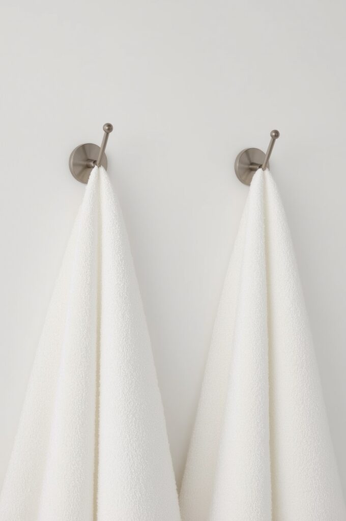 Slim Wall Hooks for Towels
