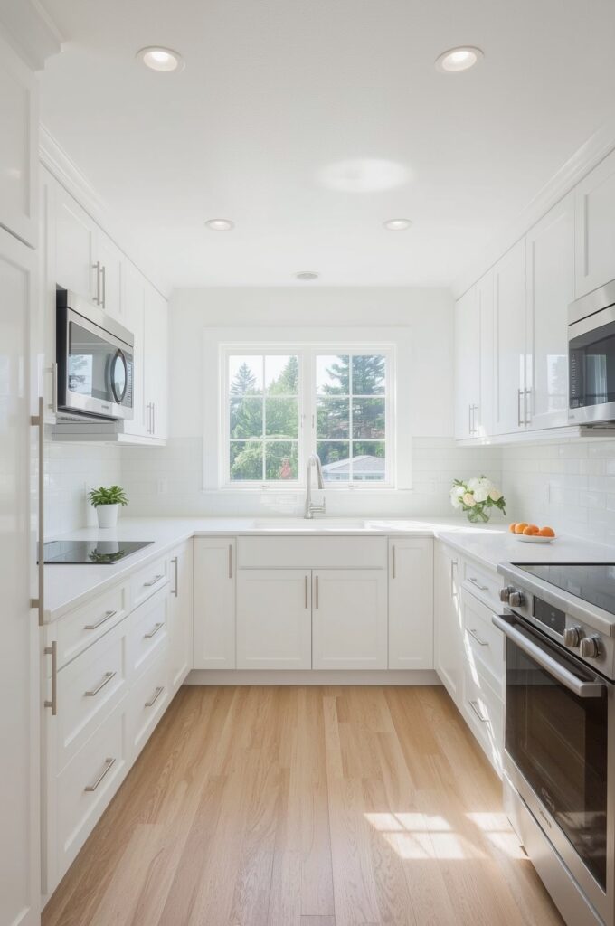 Compact U-Shaped Kitchen Design