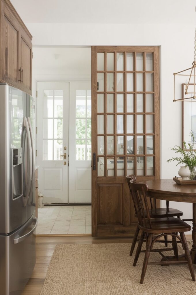 Foldable Divider to Separate Kitchen Area