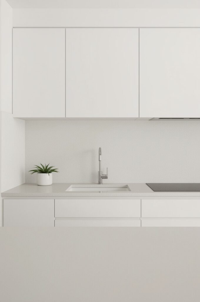 Ultra-Thin Quartz Counter for Minimalism