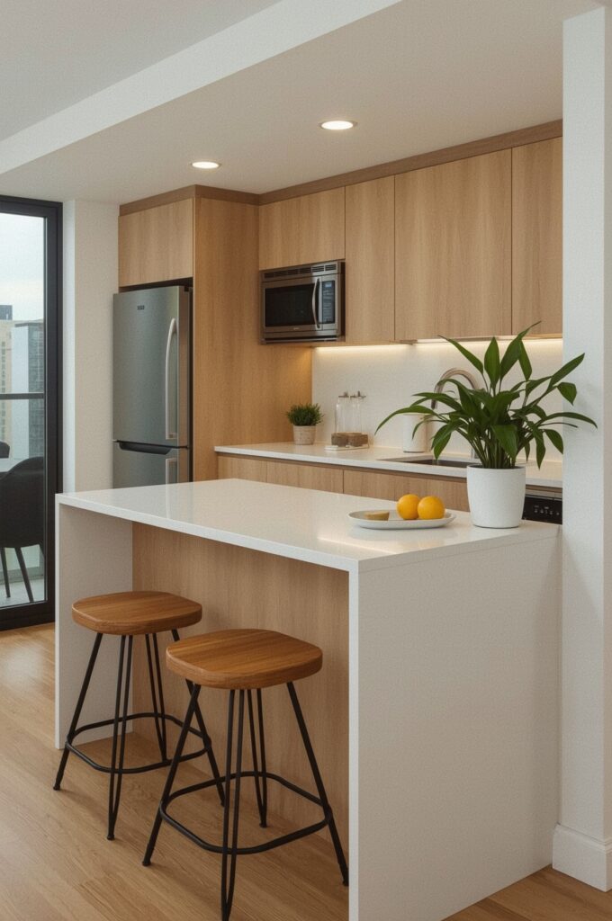 Space-Saving Multi-Functional Countertop
