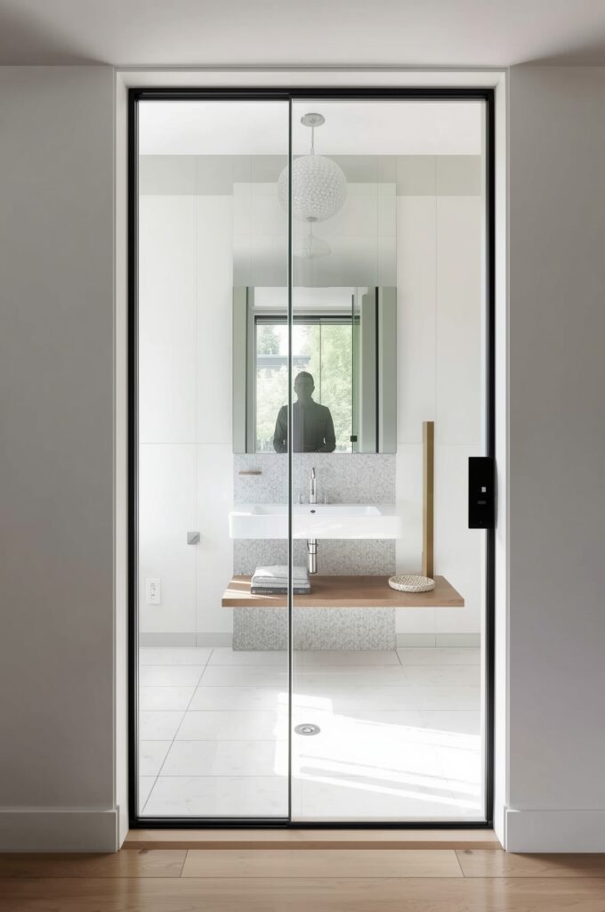 Contemporary Frameless Glass Doors