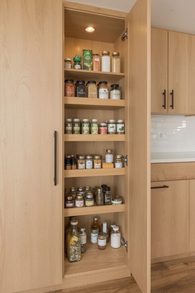 Pull-Out Pantry Shelving