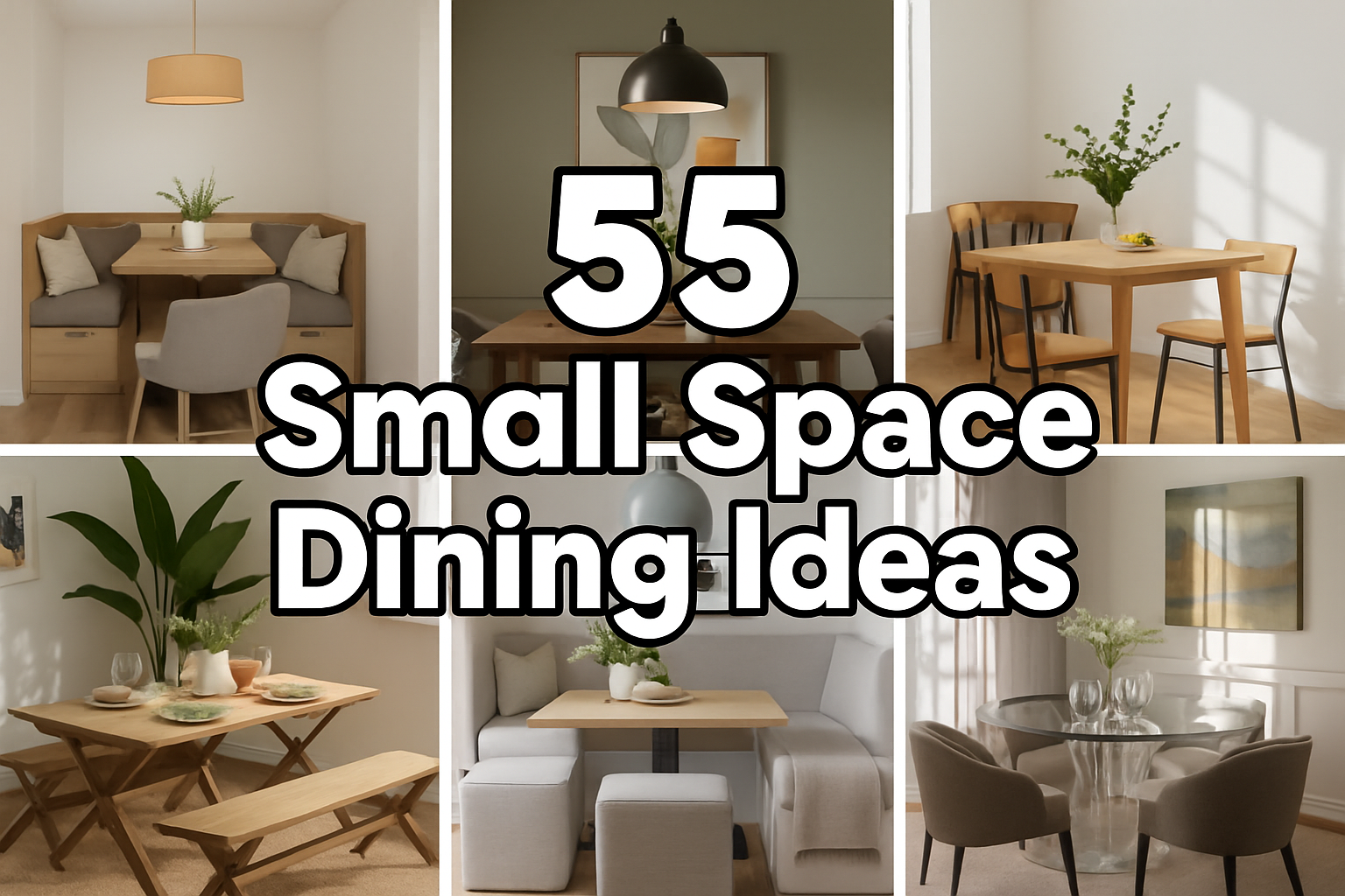 55 Small Space Dining Ideas for a Stylish Tiny Room
