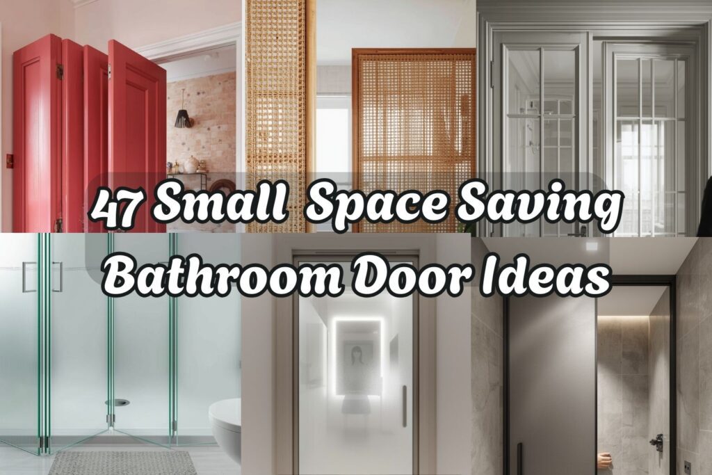 Small Space Saving Bathroom Door Ideas