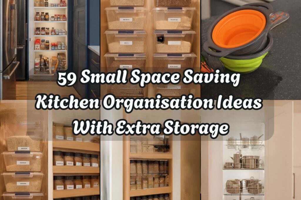 Small Space Saving Kitchen Organisation Ideas With Extra Storage