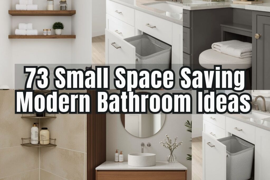 Small Space Saving Modern Bathroom Ideas