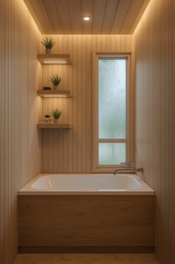 Compact Japanese Soaking Tub