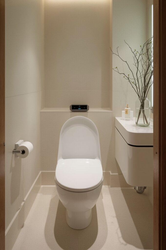 Smart Toilets with Built-In Bidets