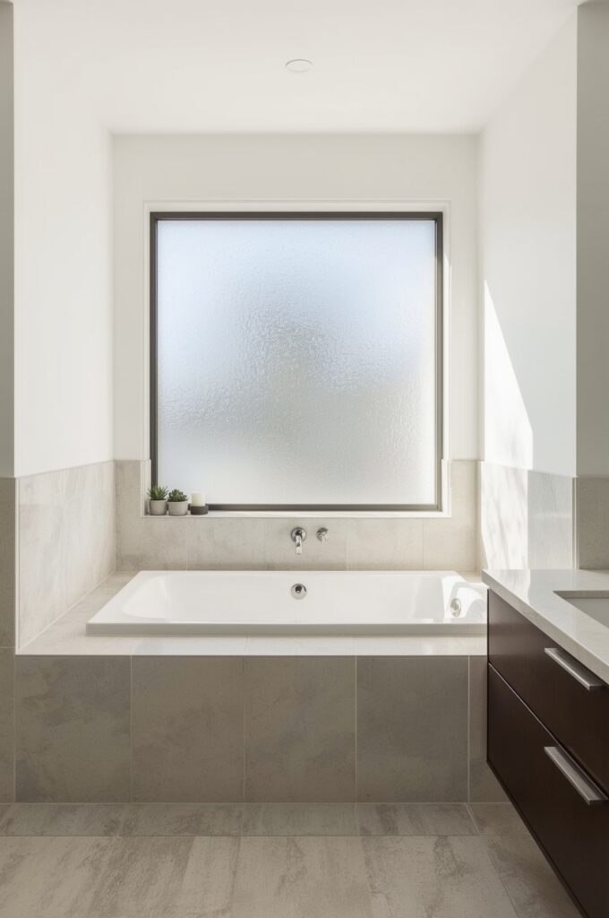 Built-in Tub Under Window