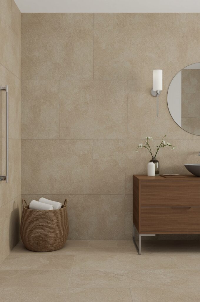 Stone-Effect Porcelain with Natural Texture