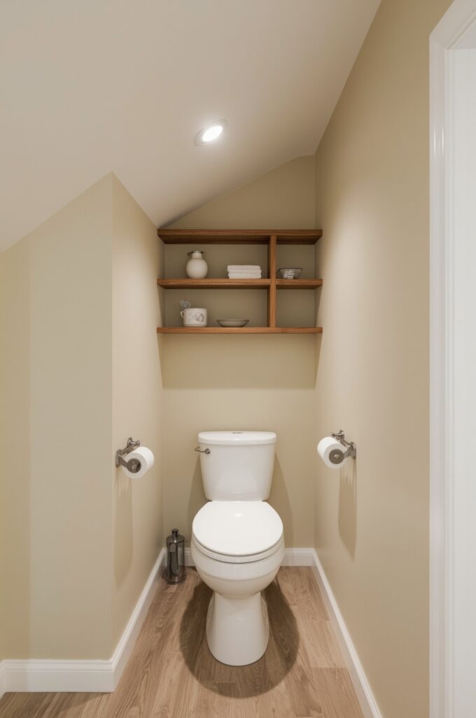 Under-Stair Toilet Installations