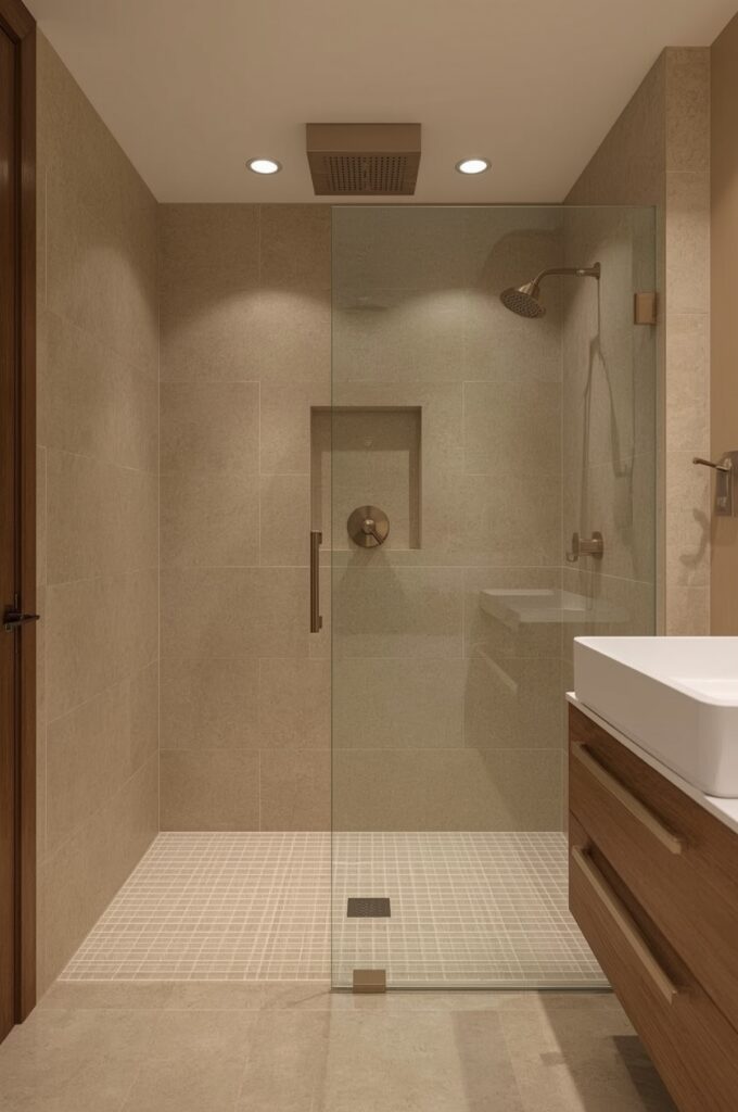 Go Minimalist with a Wet Room Ensuite Layout