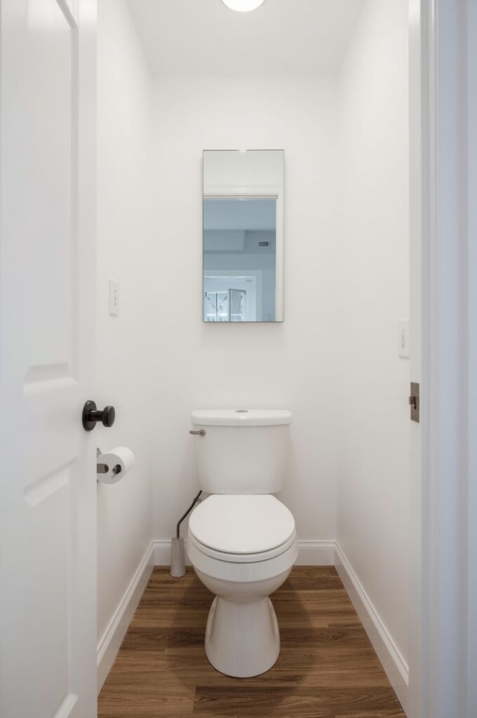 Half-Bath Toilets in Closet Spaces