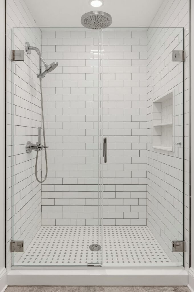 Vertical Subway Tiles for Extra Height