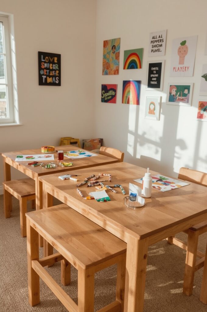 Nesting Tables for Art Projects