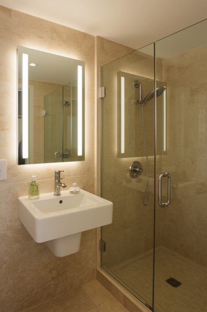 Add Height Illusion with Vertical Strip Lighting