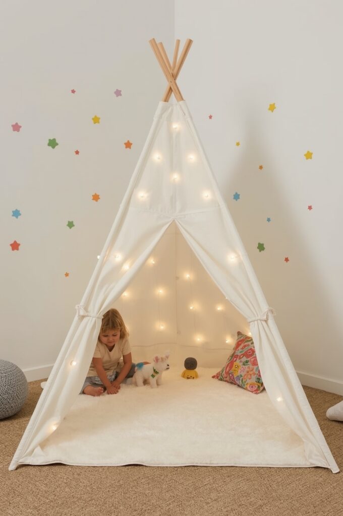 Pop-Up Teepee Tent for Pretend Play