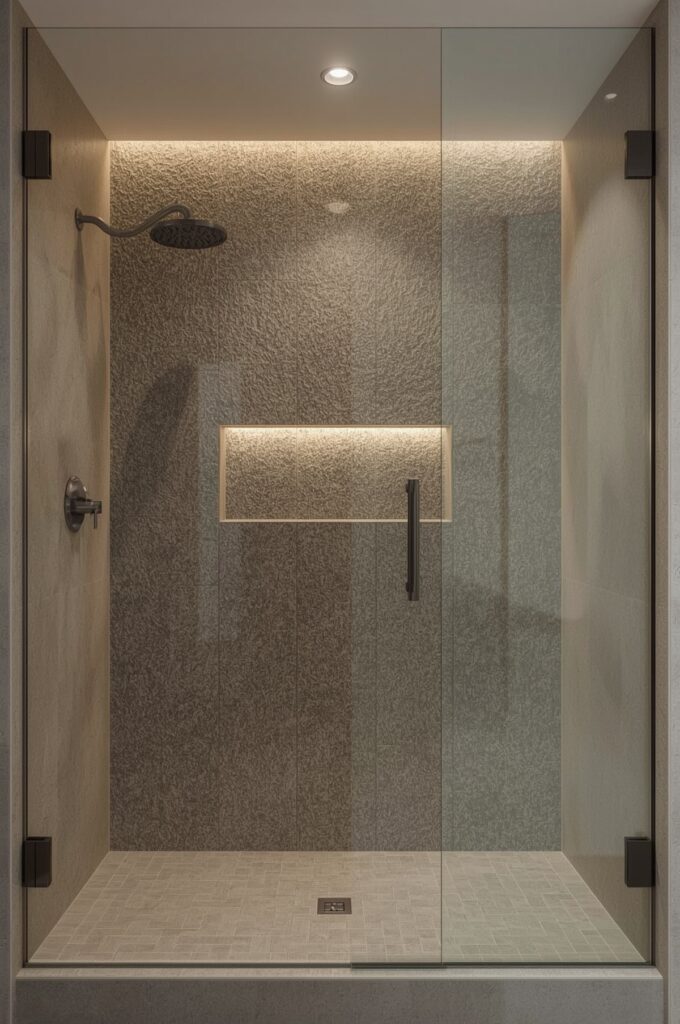 Textured Accent Tiles for Visual Depth