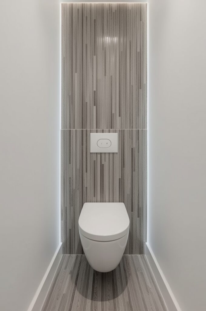 Vertical Tile Patterns to Elongate Space