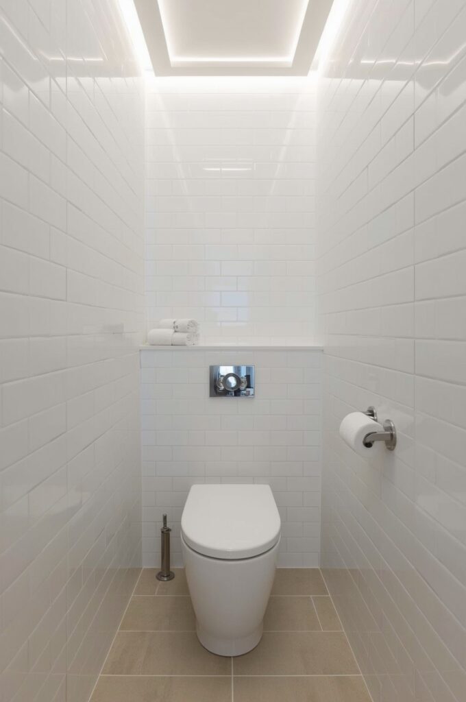 Short-Projection Toilets for Narrow Rooms