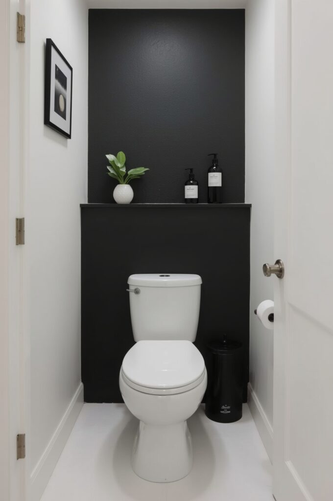 Monochrome Toilet Room Designs