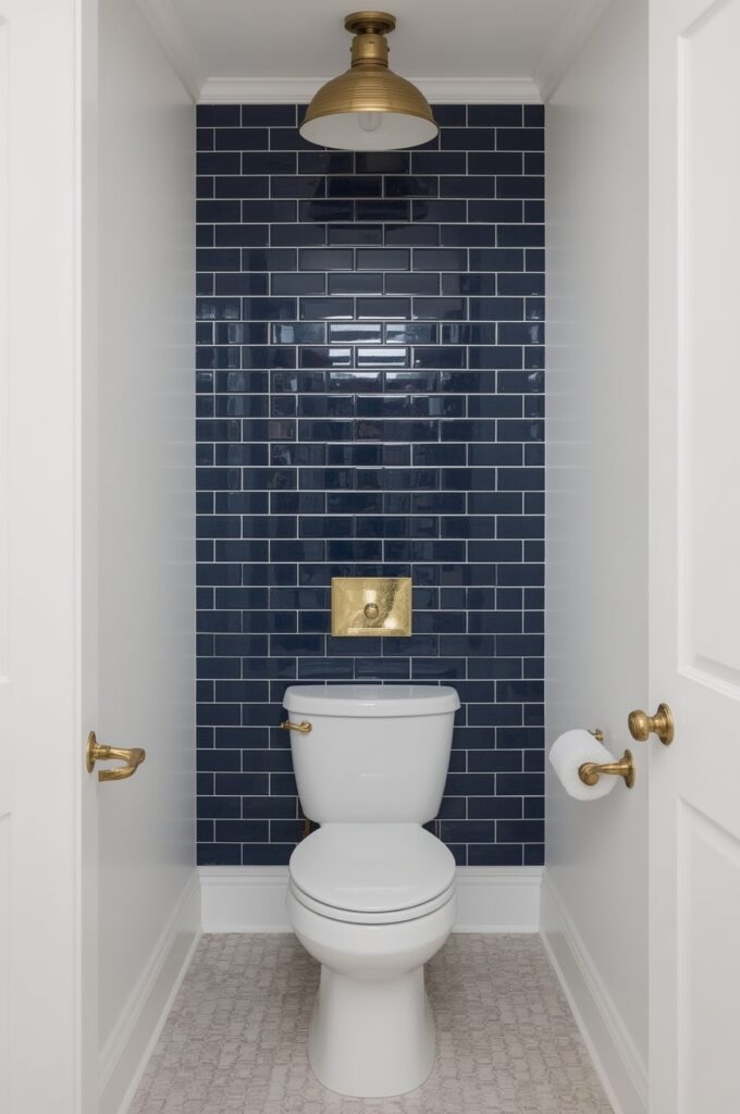 Accent Wall Behind Toilet