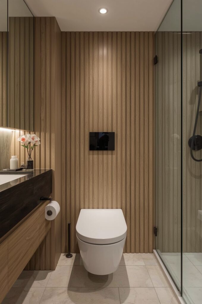 Stretch Walls Visually with Vertical Paneling