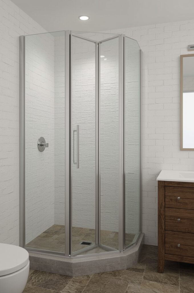 Folding Bi-Fold Door Shower