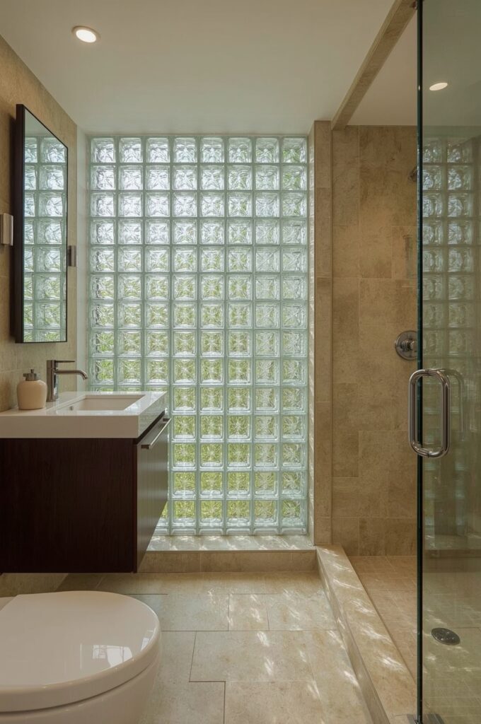 Invite Natural Light with Glass Block Walls