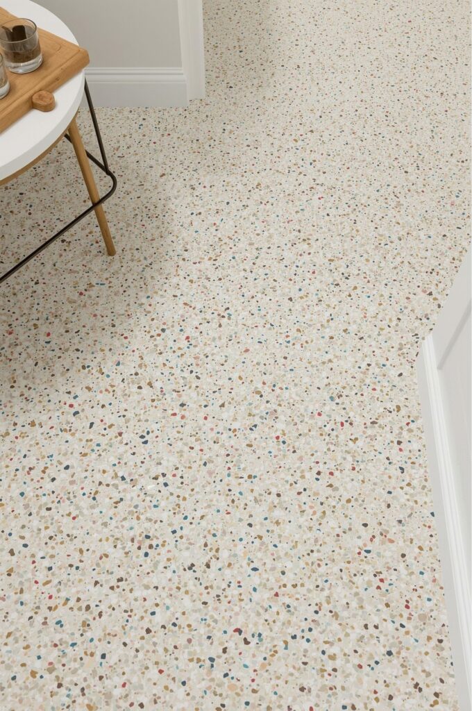 Small Terrazzo Tiles with Color Chips