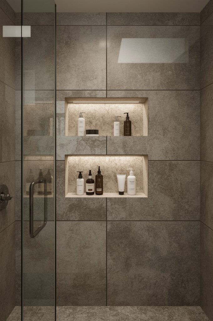 Add Smart Storage Using Recessed Wall Niches