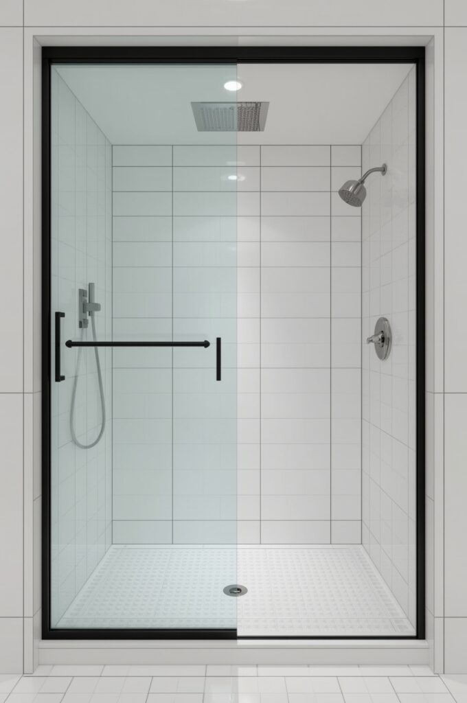 Sleek Sliding Glass Door Divider