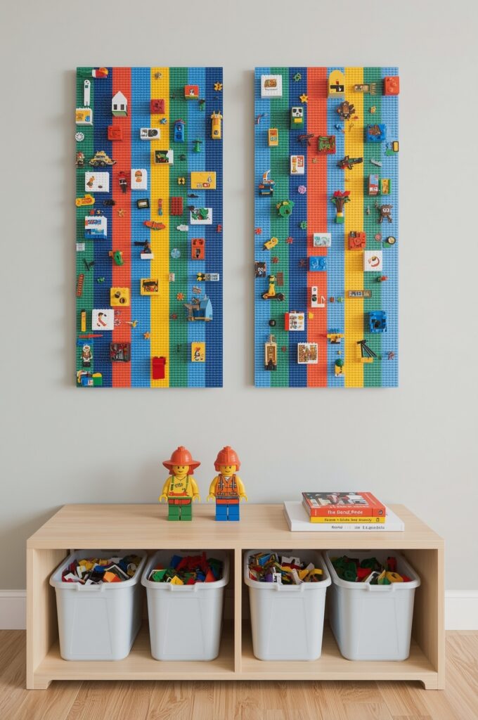 Lego-Compatible Wall Panels
