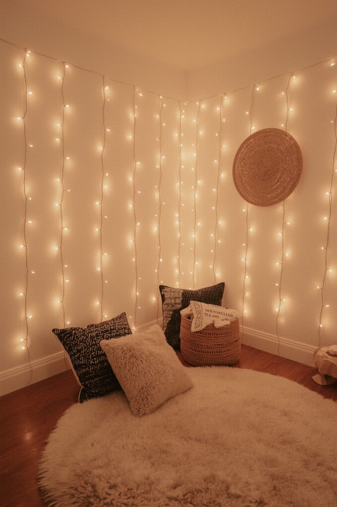 Warm String Lights for Cozy Vibe