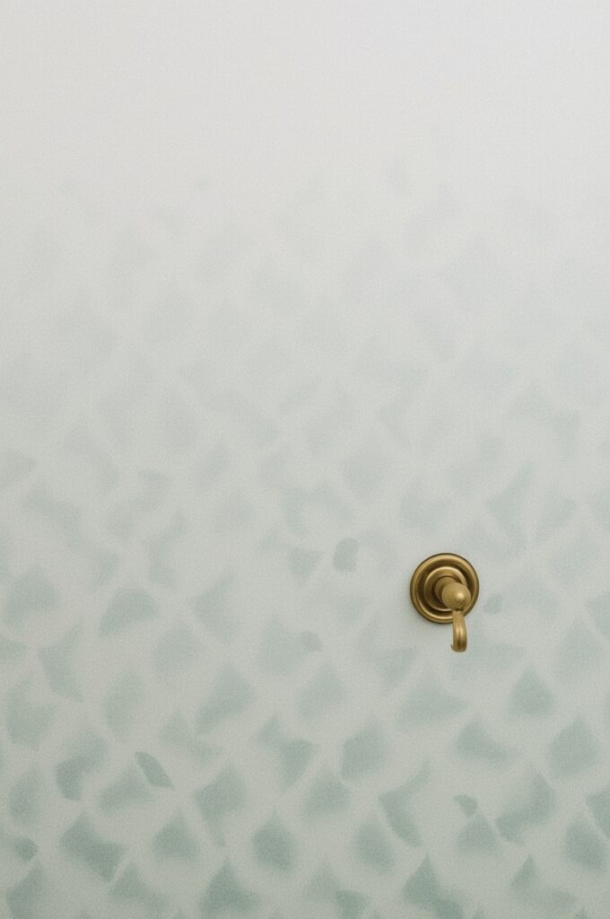 Fish-Scale Tiles in a Pale Gradient