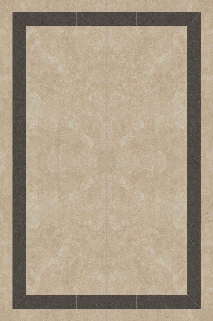 Border Inlay to Frame the Floor Perimeter