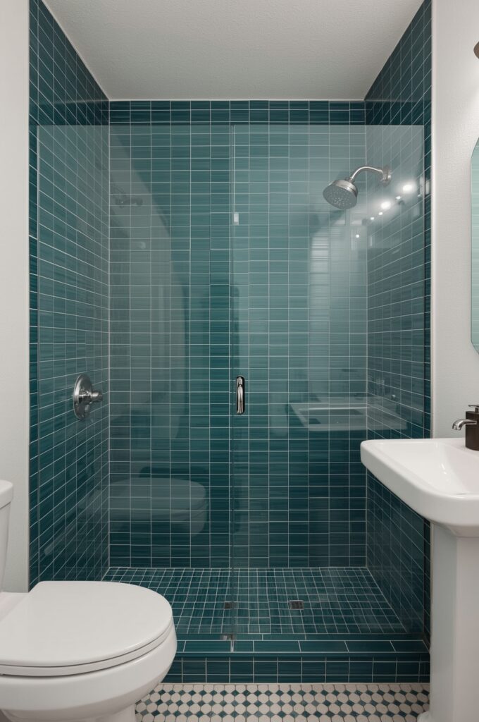 Color-Block Wet Zone in a Single Hue