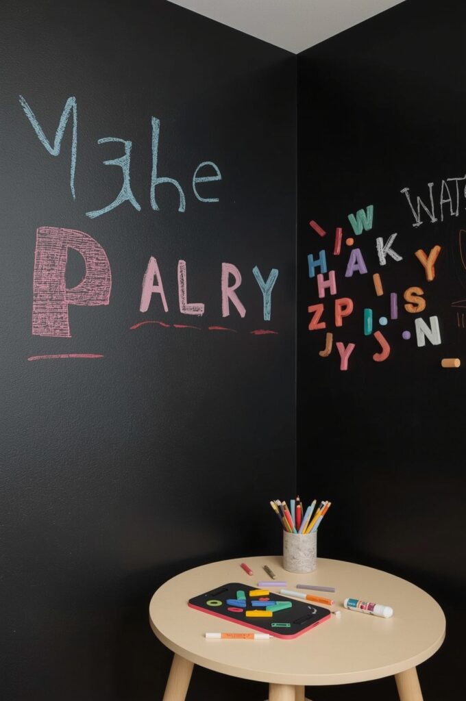 Magnetic Chalkboard Wall Combo