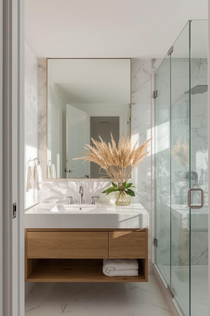 Expand Visual Space with Oversized Mirrors