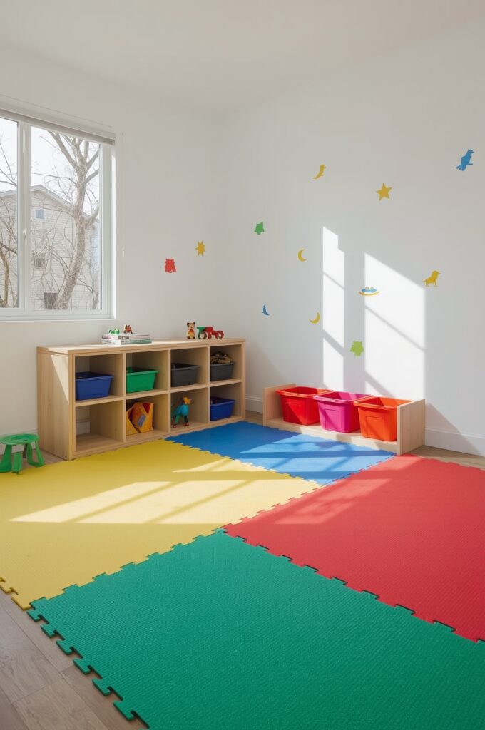 Colorful Foam Mats for Safe Play
