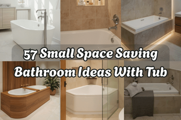 57 Brilliant Small Space Saving Bathroom Ideas With Tub