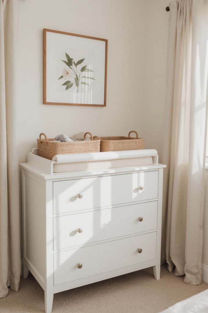Transform a Dresser into a Changing Station