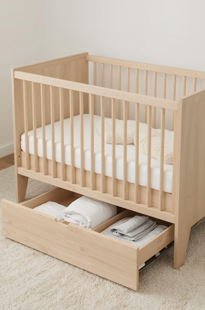 Pick a Crib with Hidden Under-Mattress Storage