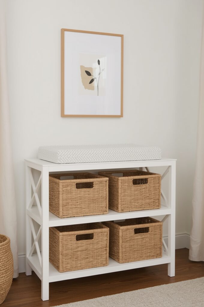 Narrow Console Changing Table