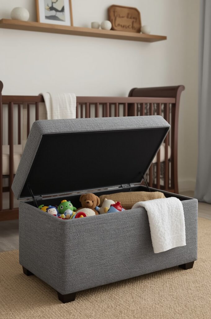Storage Ottomans for Toys & Blankets