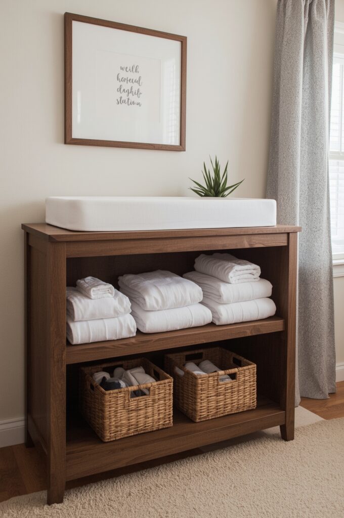 Changing Table on Bookshelf Base