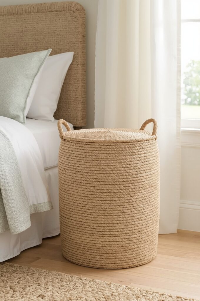 Decorative Rope Basket Hamper
